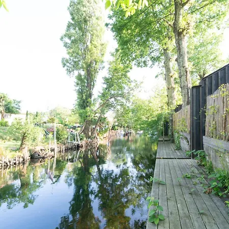 Maison Lacanpon, 3 Maisons Reunies En Bord De Canal A Cazaux *