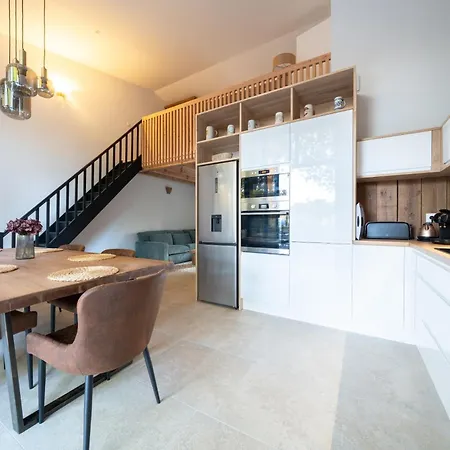 Maison Lacanpon, 3 Maisons Reunies En Bord De Canal A Cazaux Semesterbostad